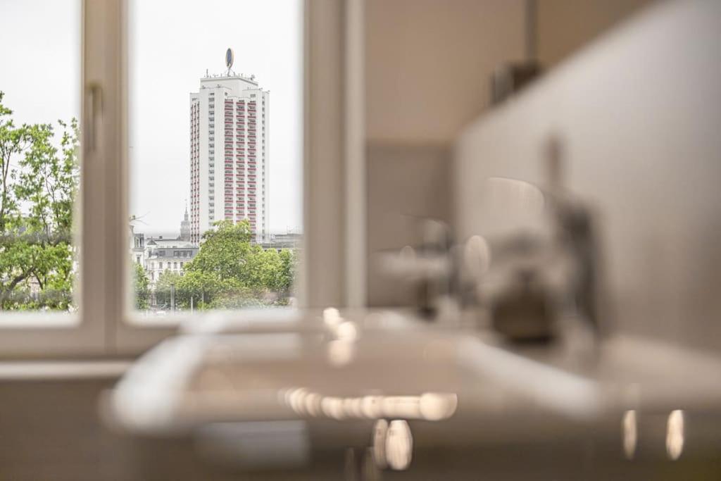 Stylisches Zentrales City-Apartment Mit 2 Balkonen Лейпциг Экстерьер фото
