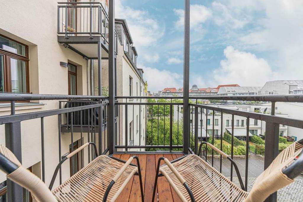 Stylisches Zentrales City-Apartment Mit 2 Balkonen Лейпциг Экстерьер фото